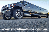 Close up of the Black Hummer Hire in Perth, the best limo in Perth for Weddings, School Balls or all social limousine hire services.