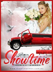 wedding cars Perth h2 Perth Hummer Limos - candy Red