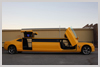 Wedding Cars Perth image of the white Chrysler 300C limo  with Perth Hummer Limo Hire by Showtime Limos