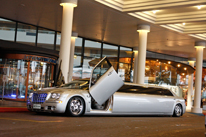 Wedding car Perth Silver Chrysler Limo Hire . Wedding at Crown Casino Ballroom Burswood